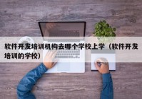 软件开发培训机构去哪个学校上学（软件开发培训的学校）